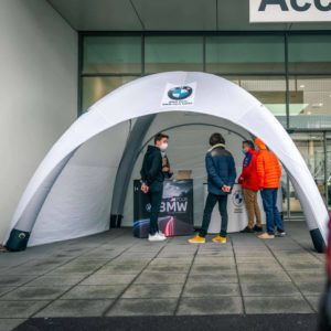 Tente gonflable BMW