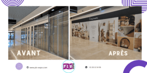 Toile imprimée tendue