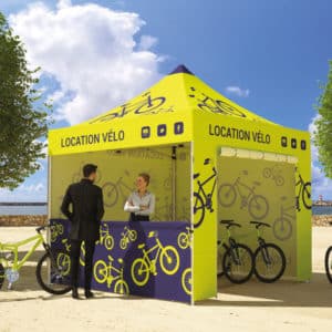 plv stand extérieur